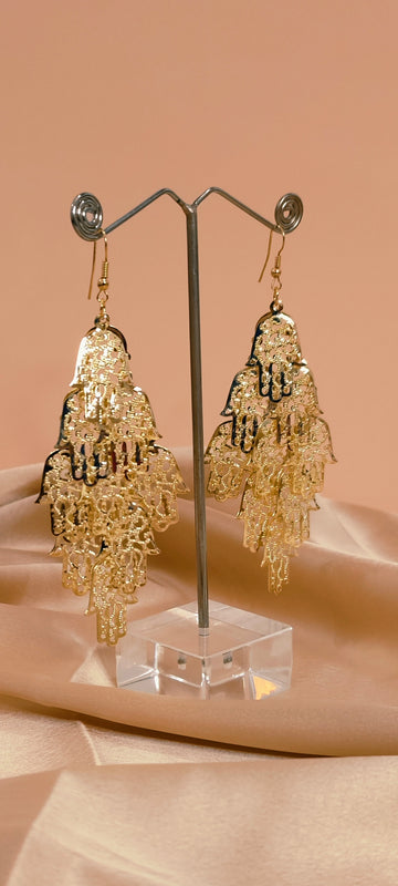 Sunheri Hatheli Earrings from Mrigaya by Nandini for all Occasion Type
