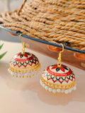 Rang Bhari Tokri Earring Collection from Mrigaya by Nandini for Weddings | Festive Occasions | India Look - Mrigaya India