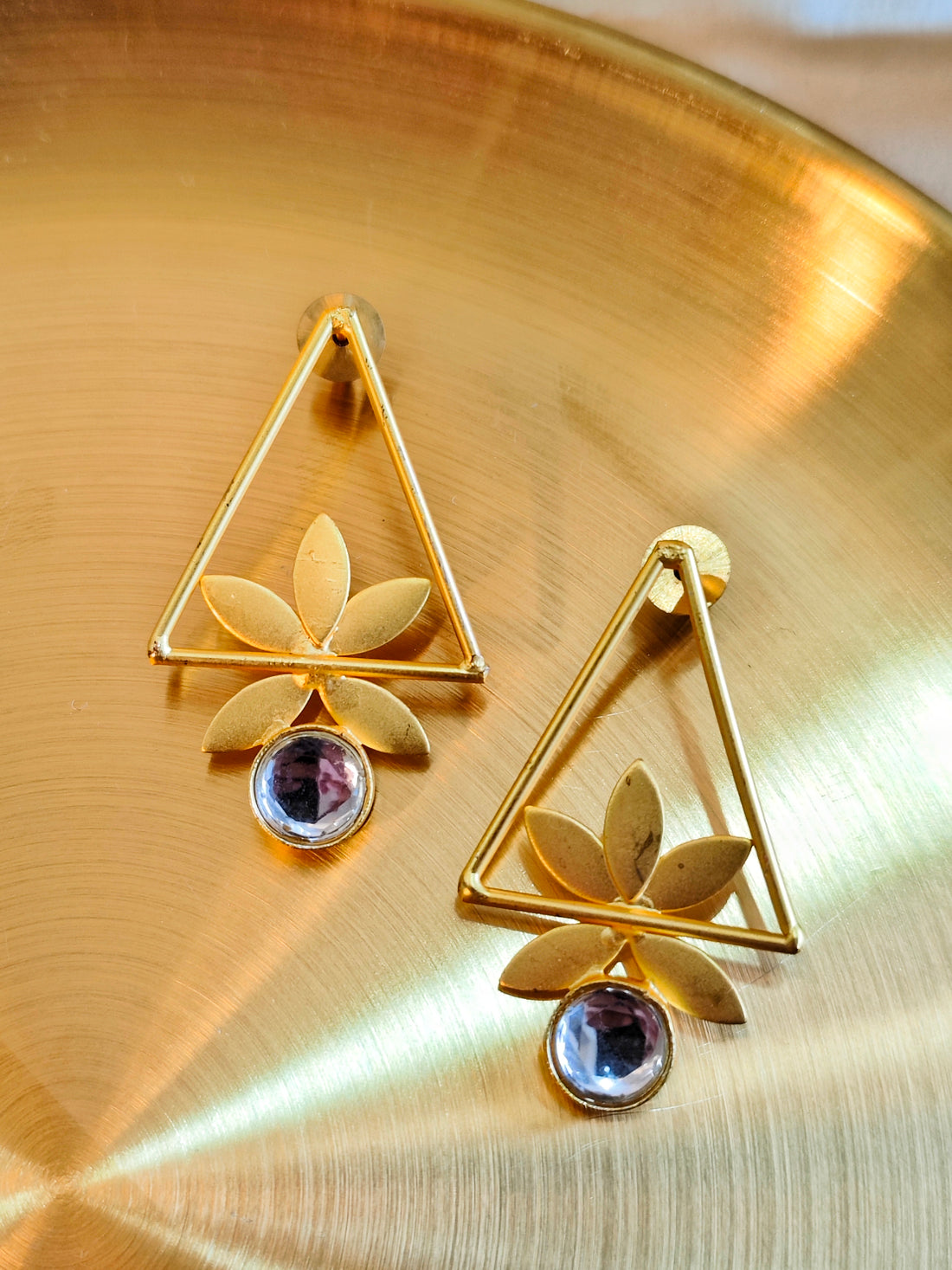 Mrigaya's Multi Design Stone Earring Pack of 4