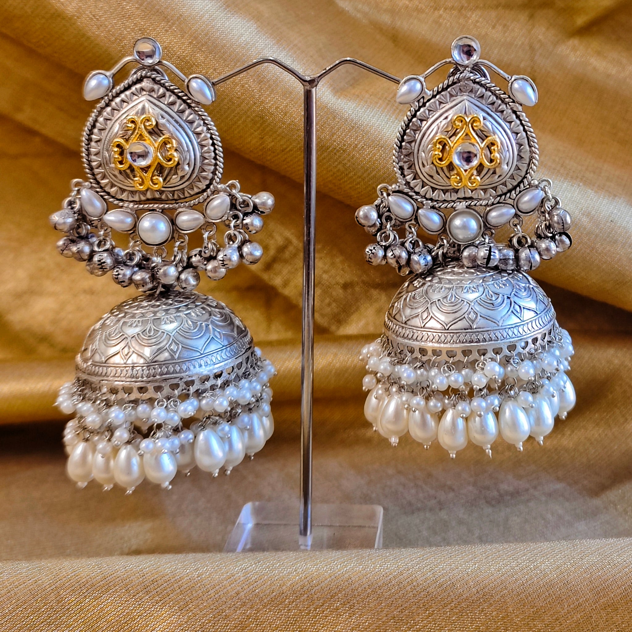 Maharani Mahal Earring Set from Mrigaya by Nandini