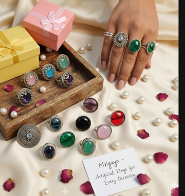 Buy Artificial Rings Online – Best Price for Office &amp; Festive Wear | Mrigaya