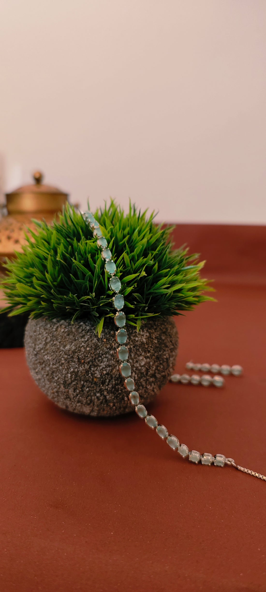 Chandrika - Green Necklace Set from House of Mrigaya by Nandini for Traditional and Festive Indian Look | for Gifting | for wedding
