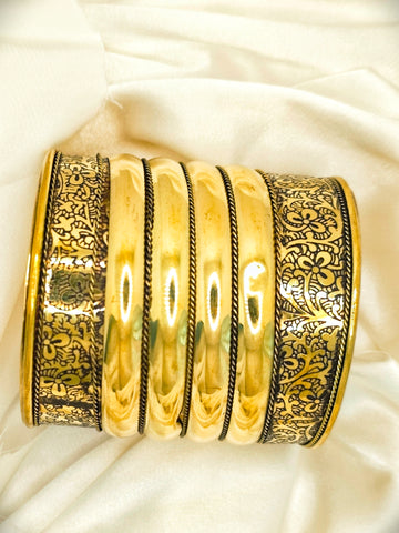 Jwal Kada from Mrigaya by Nandini for Traditional and Festive Occasions | Gifting | Wedding-Golden