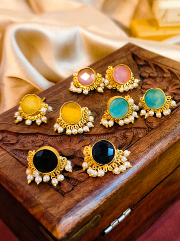 Vritt Jhumki Collection from Mrigaya by Nandini - Multi Colour