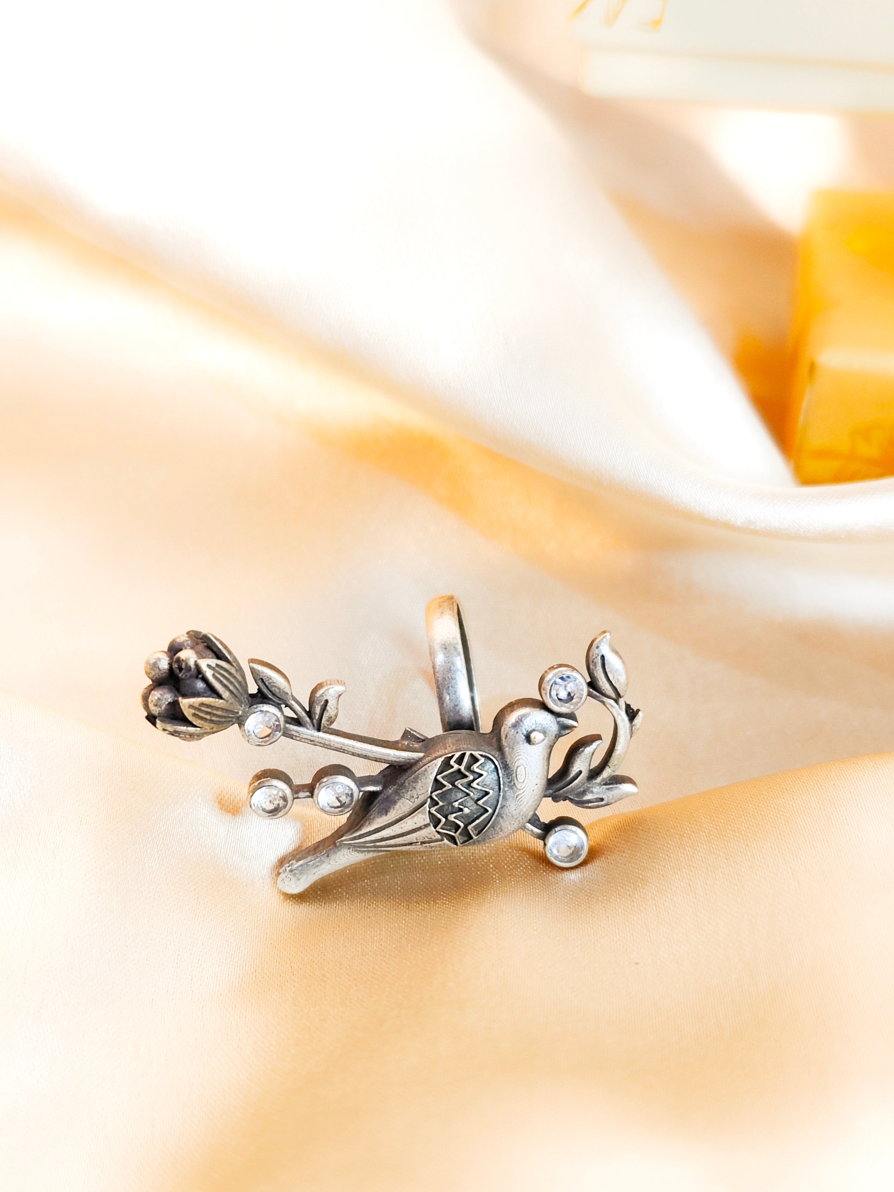 Ko Raya Ring Kayra Ring from Mrigaya by Nandini for festive occasions | for traditi