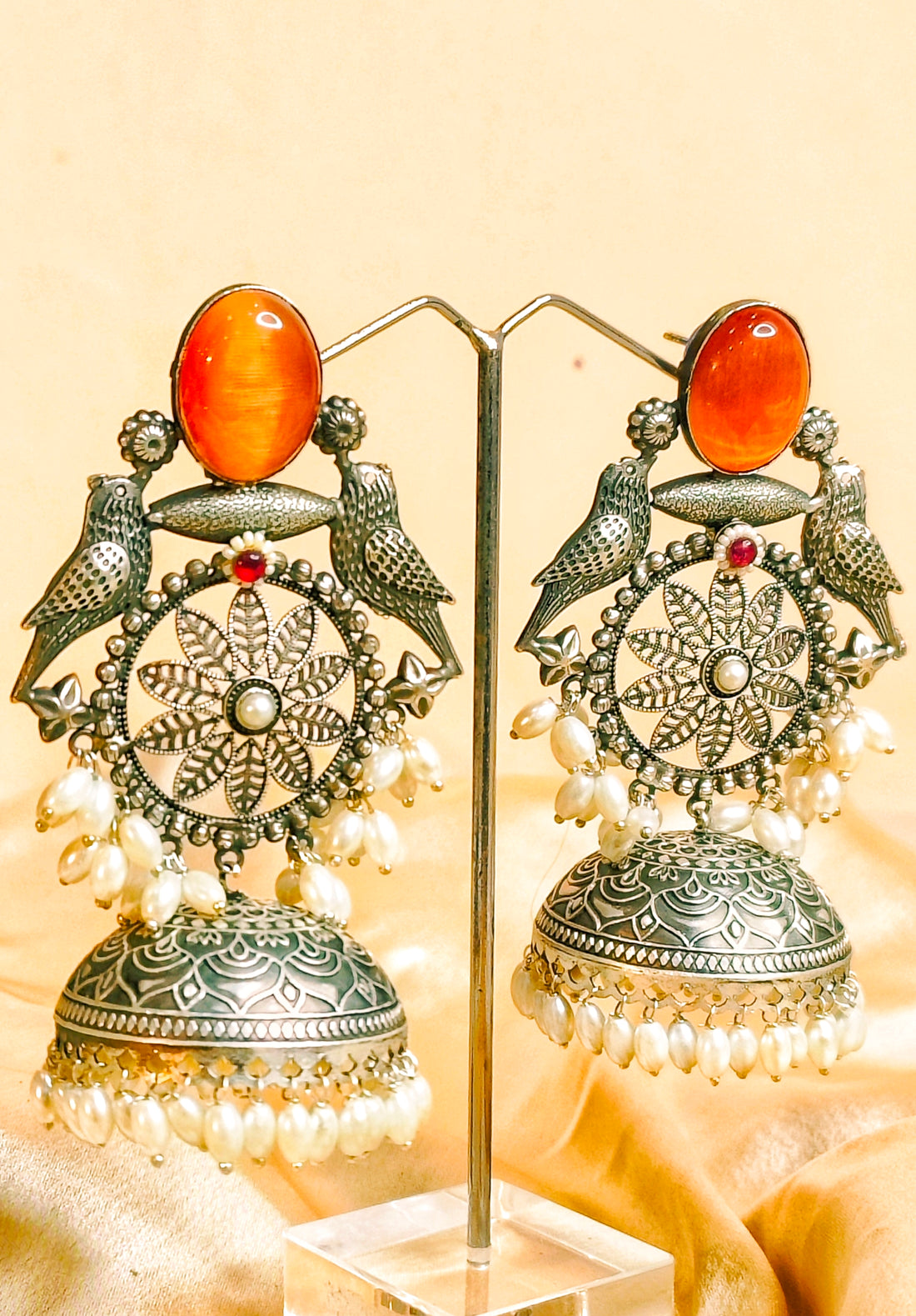 Gaurang- Light Weight Heavy-Look Jhumka Collection | Premium range from House of Mrigaya by Nandini | for Festive Occasions & Traditional Look