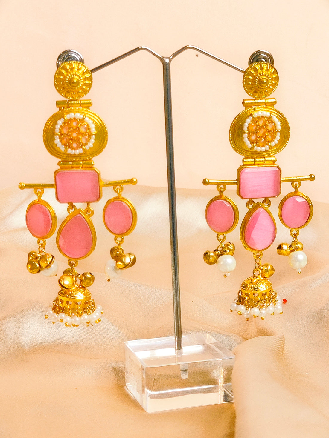 Manikarnika- Light Weight Heavy-Look Jhumka Collection | Premium range from House of Mrigaya by Nandini | for Festive Occasions & Traditional Look