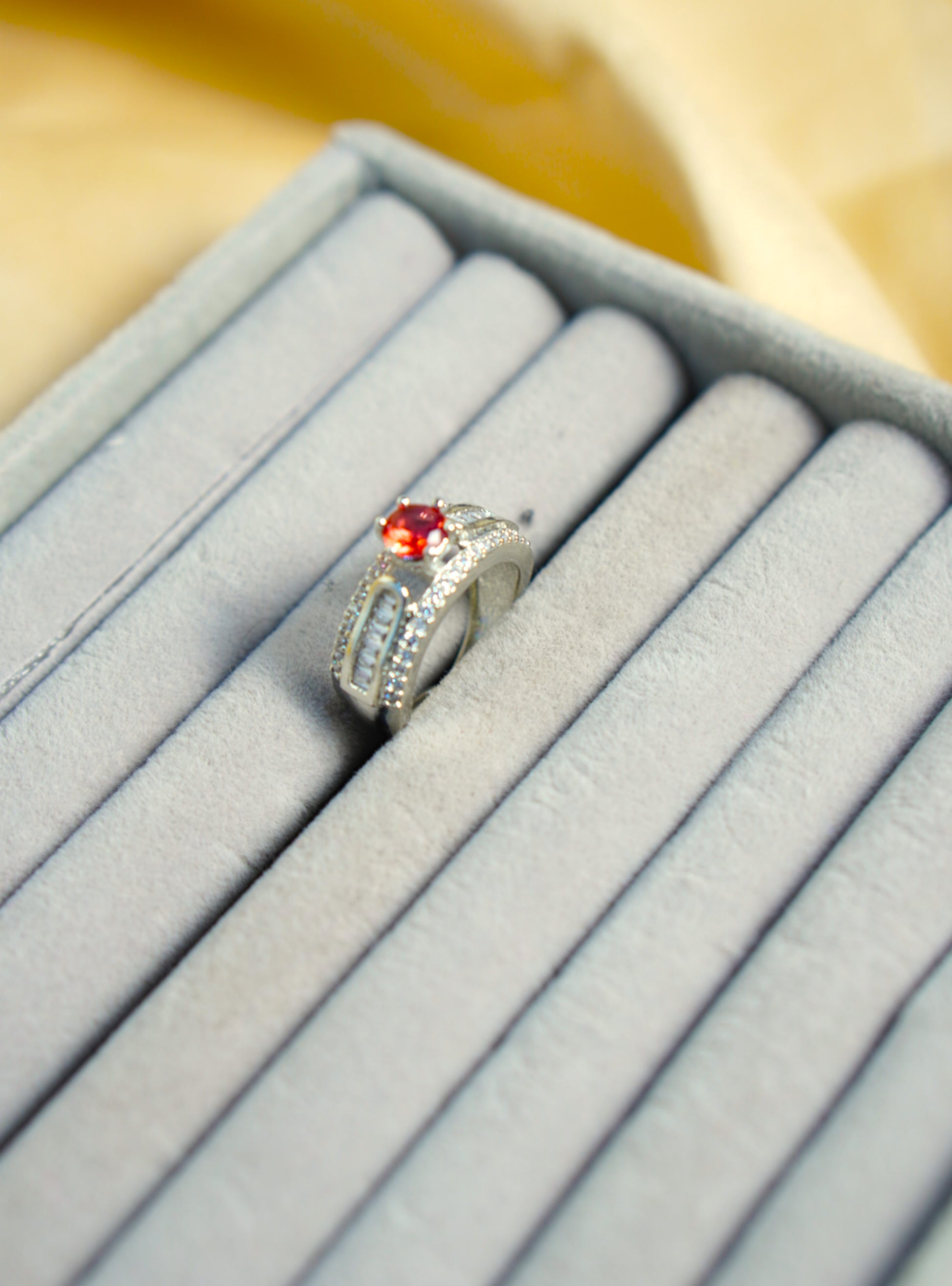 Sterling Colour Statement Rings for festive occasions - Festive Ring
