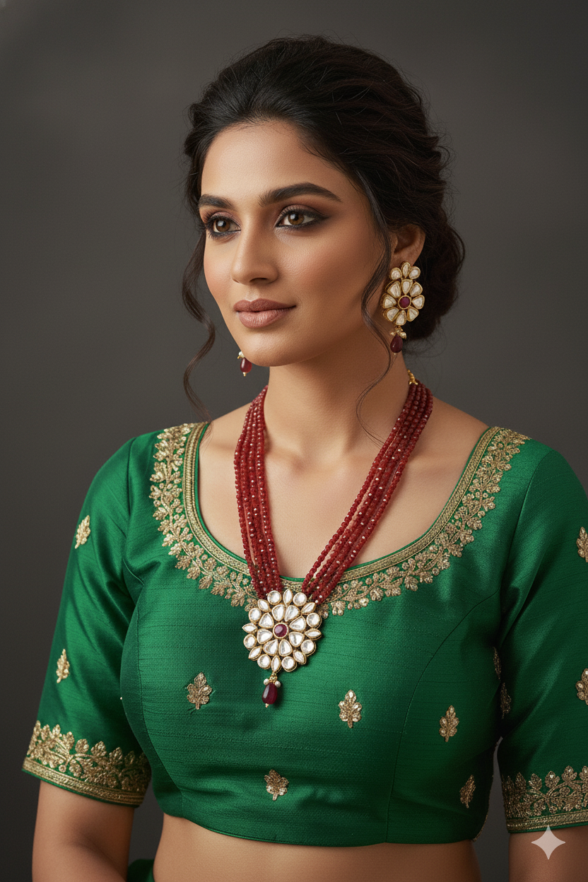 Rajsi Ratnahaar for Traditional and Festive Indian Look - Bridal Necklace Set
