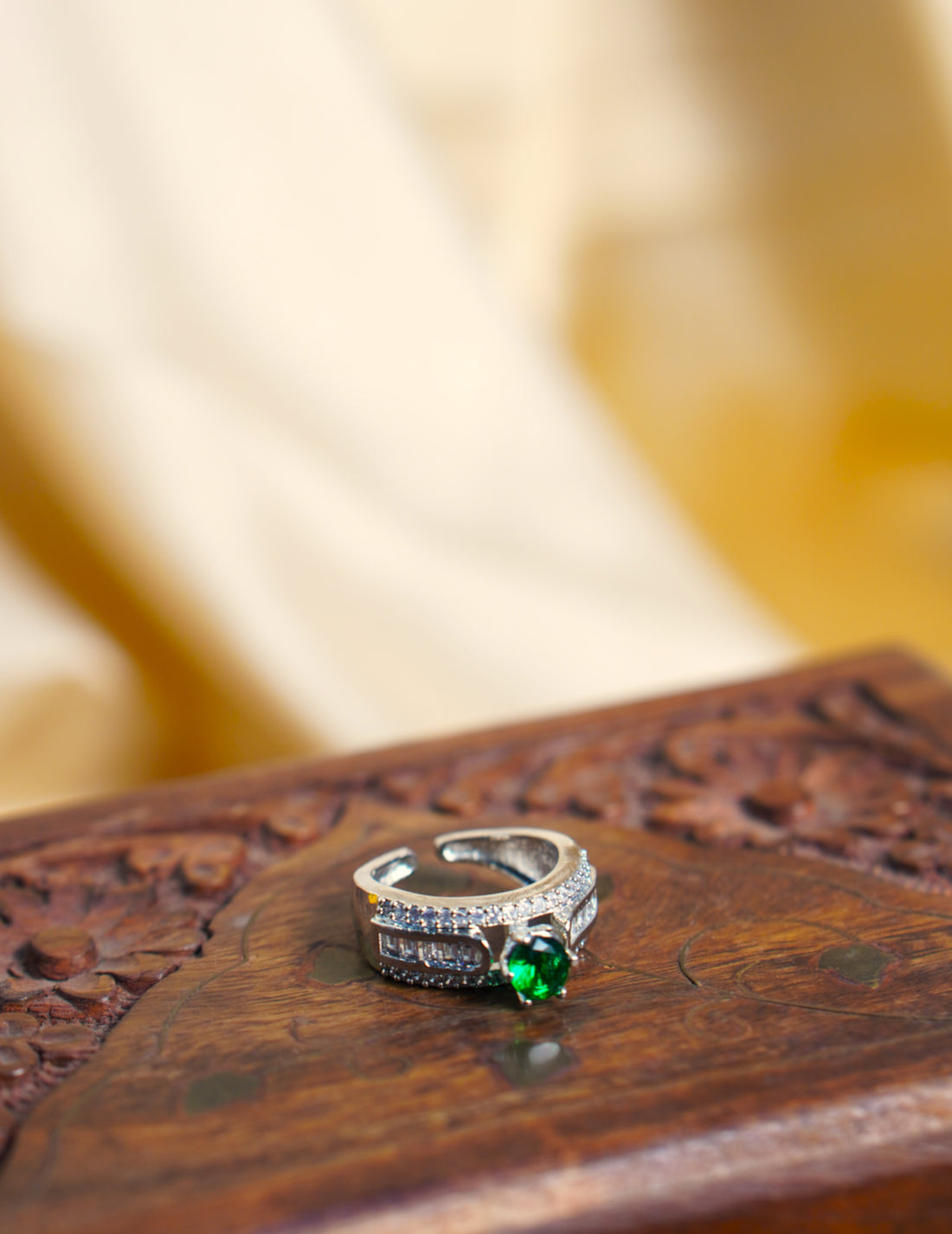 Sterling Statement Rings for festive occasions | for traditional look | for office Indian wear
