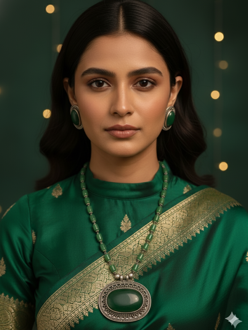 Lalitha'sLight necklace set for Traditional and Festive Indian Look - Necklace Set
