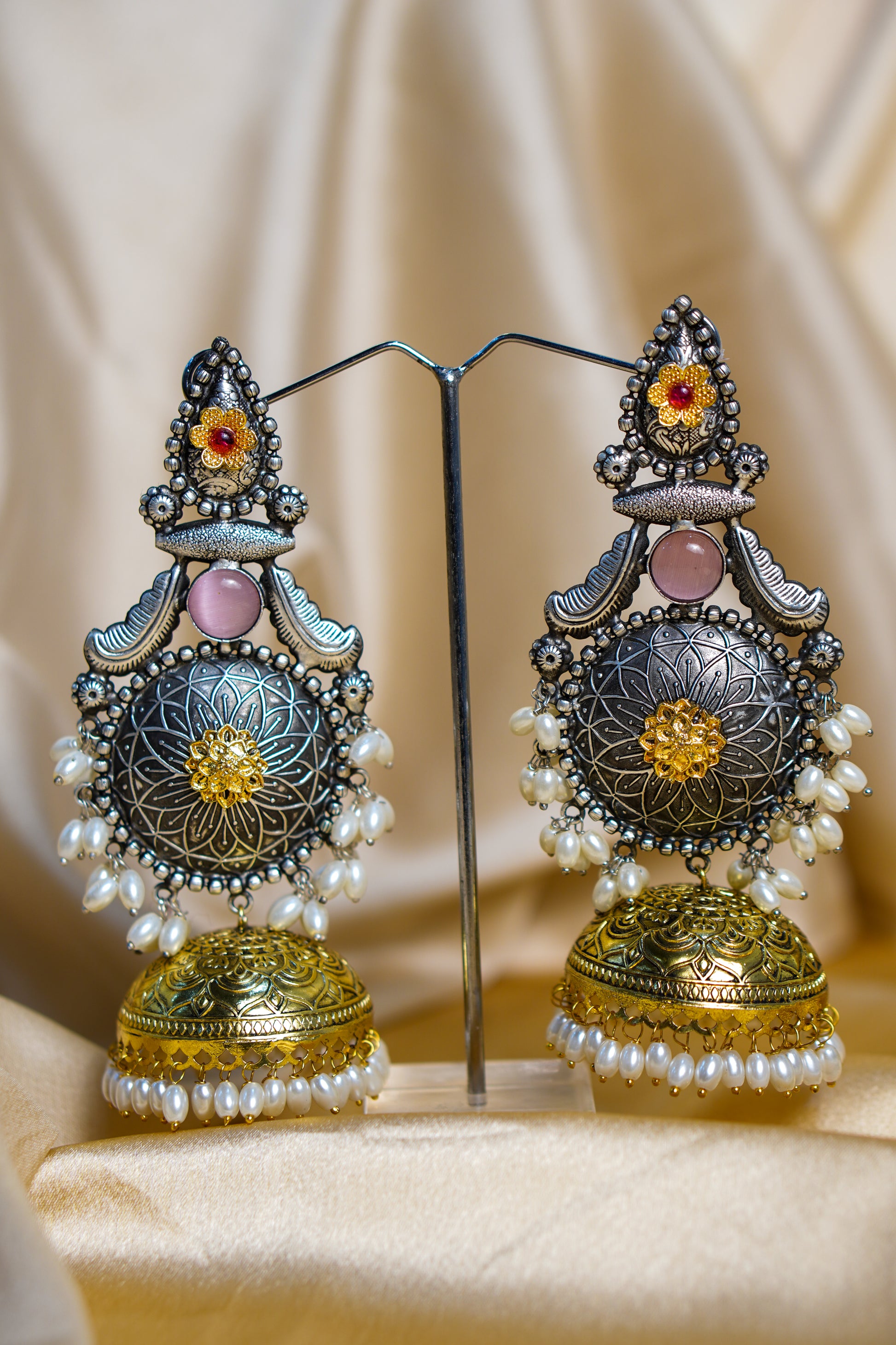 Rajmala Light Weight Heavy-Look Jhumka Collection - Traditional Earrings
