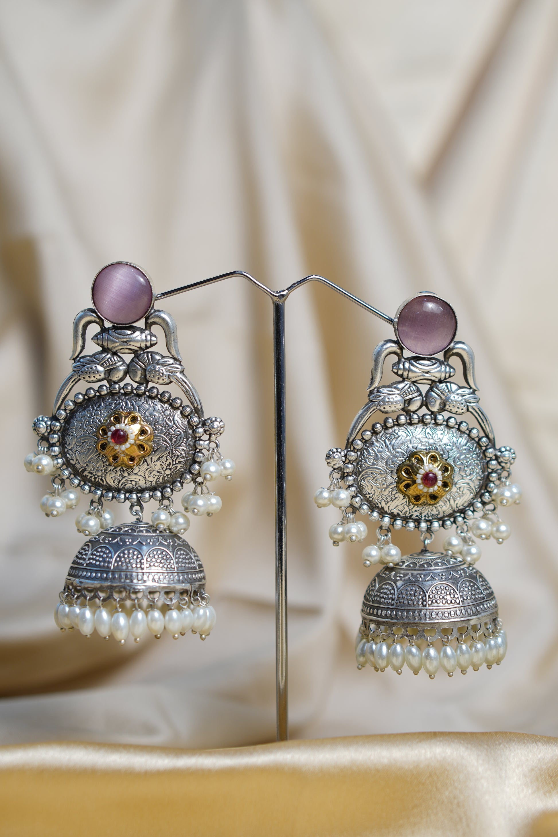 Vasundhara Light Weight Heavy-Look Jhumka Collection - Traditional Earrings
