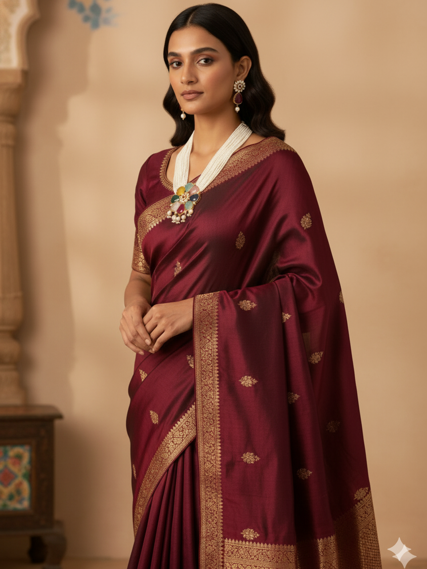 Parvati's Embrace necklace set for Traditional and Festive Indian Look - Bridal Necklace Set
