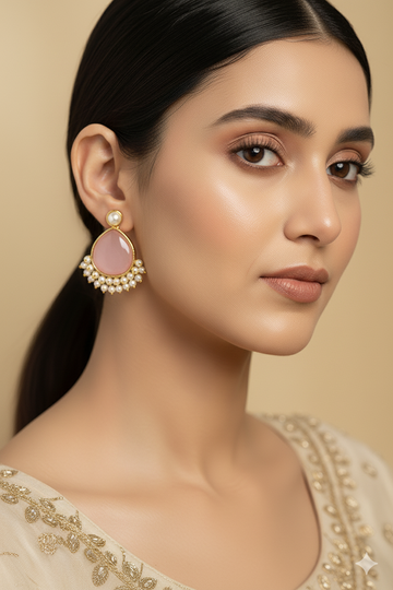 Riva earring from Mrigaya by Nandini for Party & Office Look_light