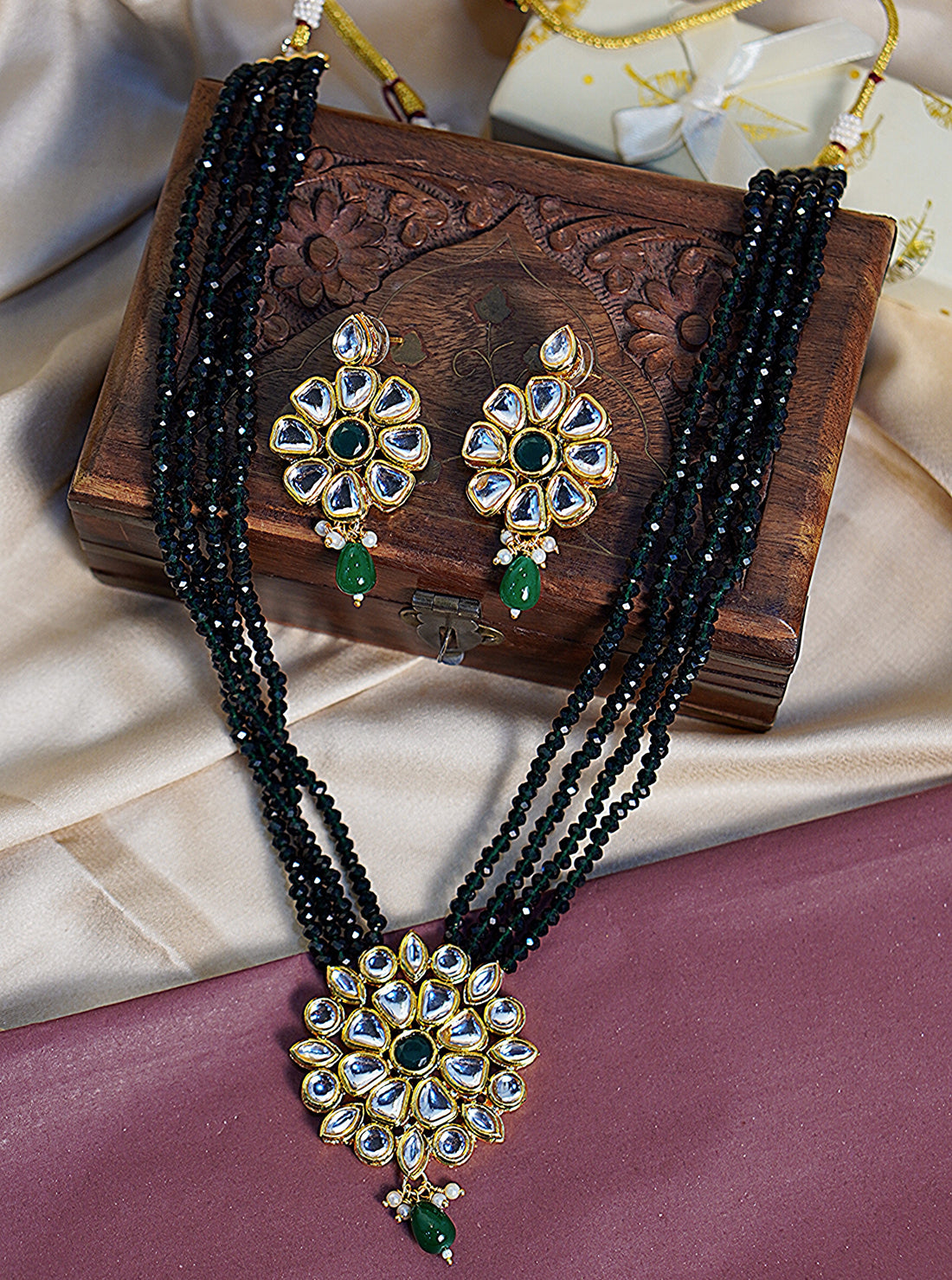 Rajsi Ratnahaar for Traditional and Festive Indian Look - Bridal Necklace Set
