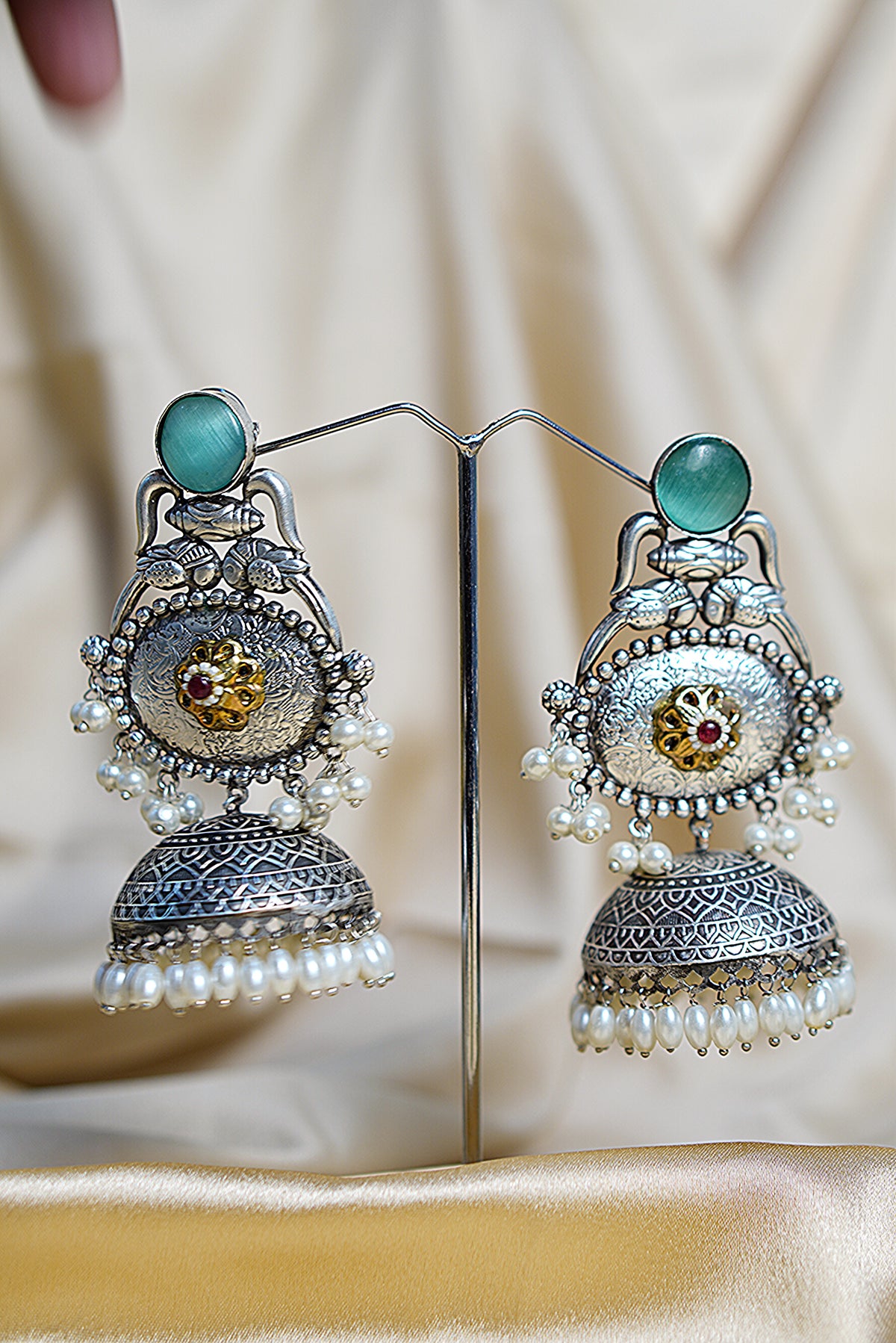 Vasundhara Light Weight Heavy-Look Jhumka Collection - Festive Earrings
